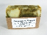 Lard and Lye Cucumber and Mint Yogurt Soap with Spearmint and Peppermint Essential Oils.