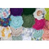 Floral Shaped Cotton Crochet Facial Scrubbies Makeup Removers Wholesale