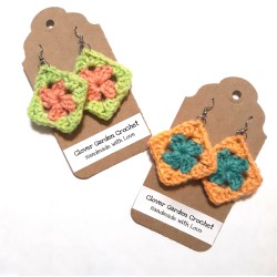 Crochet Granny Square Drop...