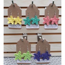 Crochet Star Starfish Drop Earrings Wholesale