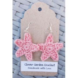 Crochet Star Starfish Drop Earrings Wholesale