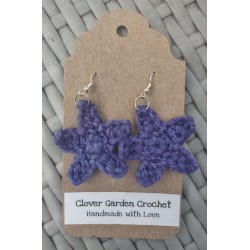 Crochet Star Starfish Drop Earrings Wholesale