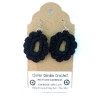 Recycled Pull Tab Crochet Cabochon Style Earrings, Wholesale