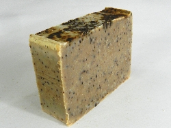 Lard and Lye Bar Soap with Coffee and Goat's Milk.-1
