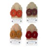 Recycled Pull Tab Crochet Cabochon Style Earrings, Wholesale