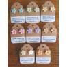 Porcelain Clay Flower Stud Earrings in Pastel Colors, Wholesale