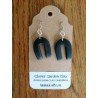 Porcelain Clay U Shaped Black Earrings Wholesale