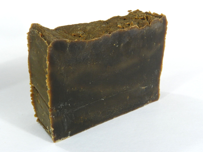 Wholesale Lard and Lye Dark Pine Tar Soap, Without Labels.
