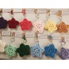 Boho Crochet Star Design Keychain.