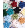 Boho Crochet Star Design Keychain.