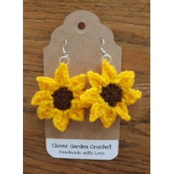 Sunflower Crochet  Drop...