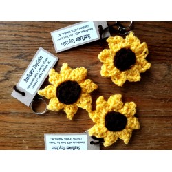 3 Pack of Crochet Sunflower...