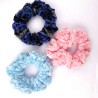 Pick Your Colors! 3.5" Wholesale Crochet Velveteen Chenille Scrunchies.