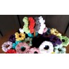 Pick Your Colors! 3.5" Wholesale Crochet Velveteen Chenille Scrunchies.