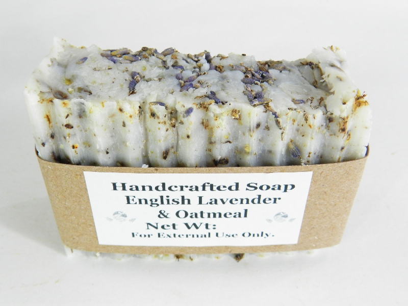 Lard and Lye Soap - English Lavender and Oatmeal