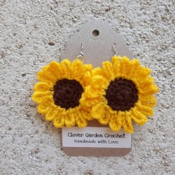 Sunflower Crochet Statement...