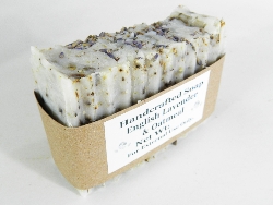 Lard and Lye Soap - English Lavender and Oatmeal-4