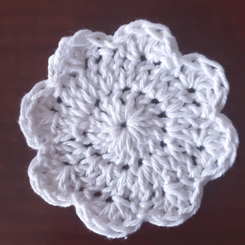 10 Pack of Soft White Facial Scrubbies or Makeup Removers