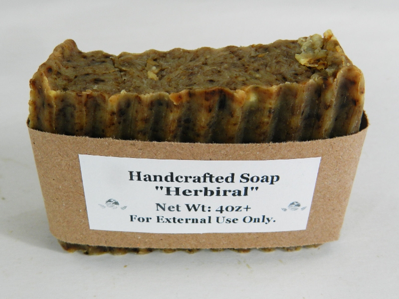 Lard and Lye Herbiral Soap with Lemongrass, Lemon Balm, Anise Hyssop, Echinacea and Oregano. Lard and Lye Herbiral Soap with Lemongrass, Lemon Balm, Anise Hyssop, Echinacea and Oregano.