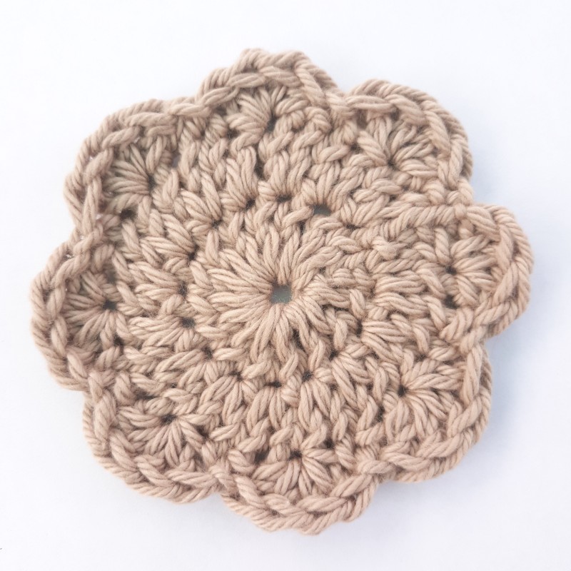 10 Pack of Soft Beige Facial Scrubbies or Makeup Removers