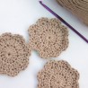 10 Pack of Soft Beige Facial Scrubbies or Makeup Removers