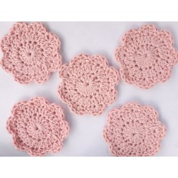 10 Pack of Soft Pink Facial Scrubbies or Makeup Removers