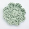 10 Pack of Soft Sage Green Facial Scrubbies or Makeup Removers