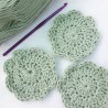 10 Pack of Soft Sage Green Facial Scrubbies or Makeup Removers
